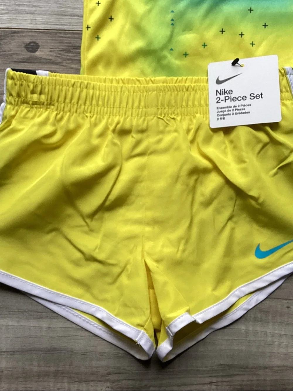 Nike DRIFIT toddler Girls shorts Set size 2T(NWT) ~PRICE FIRM, NO OFFERS~ - Picture 2 of 5